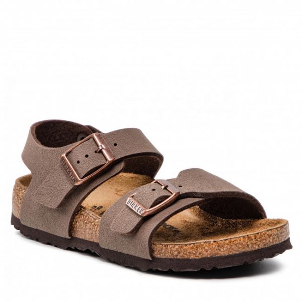 Sandali Birkenstock - New York Kids Bf 87783 Mocha Sandali Birkenstock - New York Kids Bf 87783 Mocha