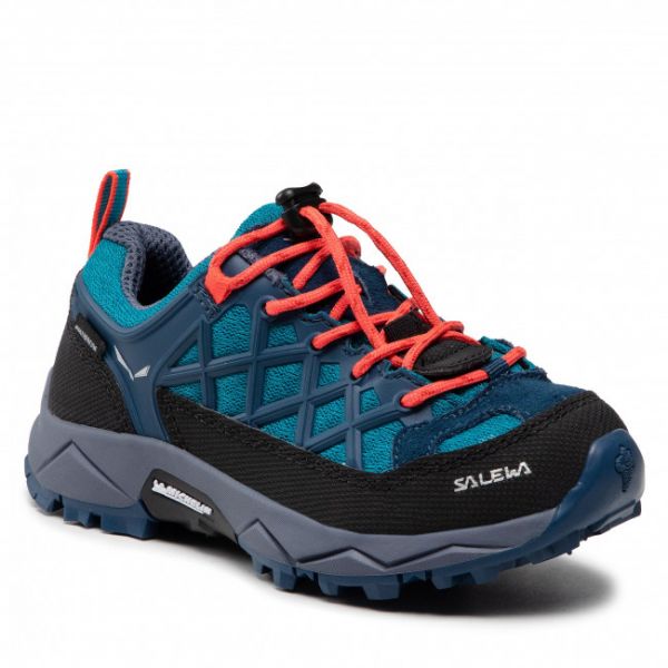 Scarpe da trekking SALEWA - Jr Wildfire Wp 64009-8641 Caneel Bay/Fluo Coral Scarpe da trekking SALEWA - Jr Wildfire Wp 64009-8641 Caneel Bay/Fluo Coral
