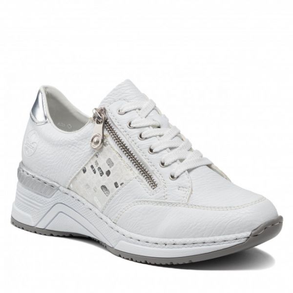 Sneakers RIEKER - N4322-80 Weiss