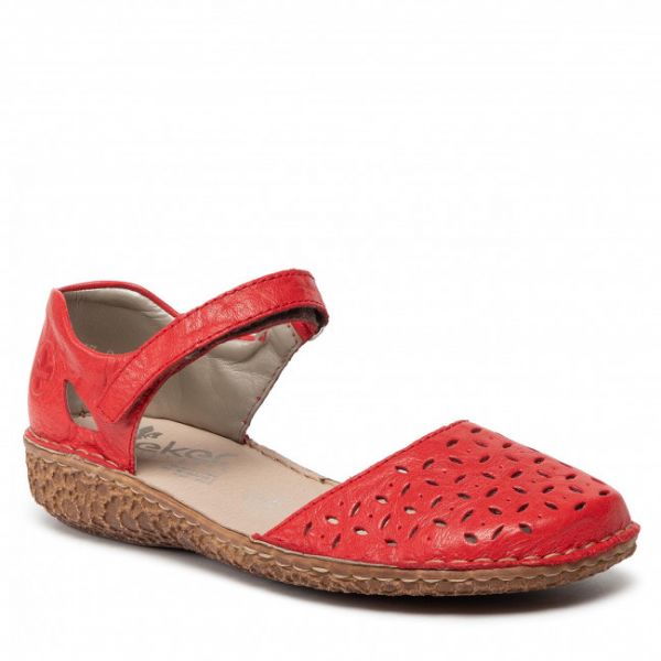 Sandali RIEKER - M0966-33 Rot