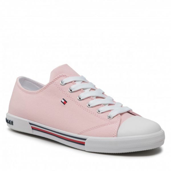 Scarpe da ginnastica TOMMY HILFIGER - Low Cut Lace-Up Sneaker T3A4-30605-0890 D Pink 302 Scarpe da ginnastica TOMMY HILFIGER - Low Cut Lace-Up Sneaker T3A4-30605-0890 D Pink 302
