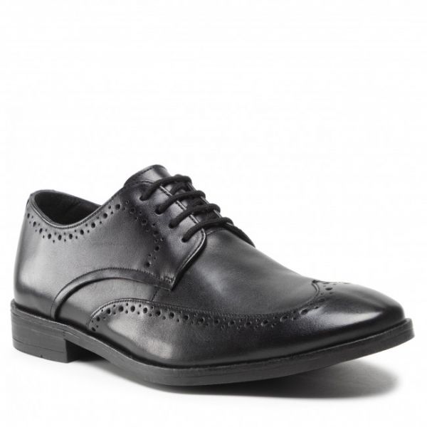 Scarpe basse Clarks - Stanford Limit 261480297 Black Leather Scarpe basse Clarks - Stanford Limit 261480297 Black Leather