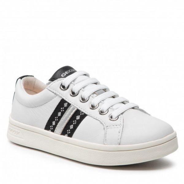 Sneakers GEOX - J Djrock G.H J024MH 00085 C1000 S White Sneakers GEOX - J Djrock G.H J024MH 00085 C1000 S White