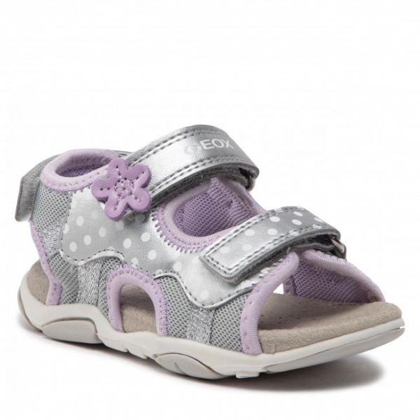Sandali GEOX - B S.Agasim G. D B020ZD 0BN14 C1316 Silver/Lilac Sandali GEOX - B S.Agasim G. D B020ZD 0BN14 C1316 Silver/Lilac