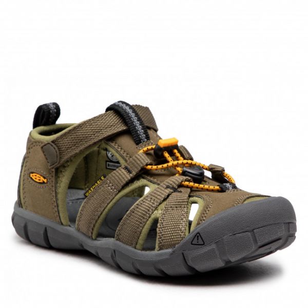 Sandali Keen - Seacamp II Cnx 1025145 Military Olive/Saffron Sandali Keen - Seacamp II Cnx 1025145 Military Olive/Saffron