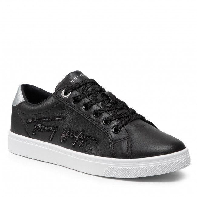 Sneakers TOMMY HILFIGER - Th Signature Essential Cupsole FW0FW06132 Black BDS