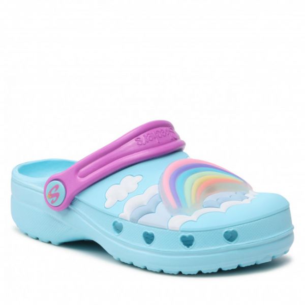 Ciabatte Skechers - S Lights-Heart Charmer 308027L/BLMT Blue/Multi Ciabatte Skechers - S Lights-Heart Charmer 308027L/BLMT Blue/Multi