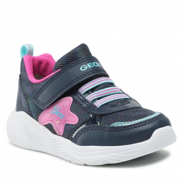 Sneakers Geox - B Sprintye G. D B254TD 01454 C4268 S Navy/Fuchsia Sneakers Geox - B Sprintye G. D B254TD 01454 C4268 S Navy/Fuchsia