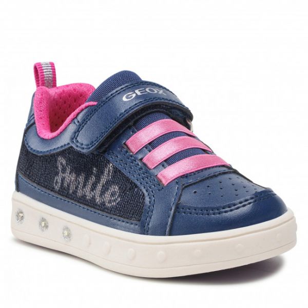 Sneakers Geox - J Skylin G. F J258WF 0BCAT C4268 M Navy/Fuchia
