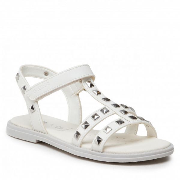 Sandali GEOX - J S.Karly G. I J2535I 000BC C1000 M White Sandali GEOX - J S.Karly G. I J2535I 000BC C1000 M White