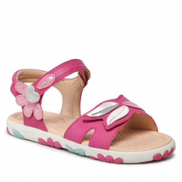 Sandali GEOX - J S.Haiti G. C J258ZC 0BCHI C8N8F D Fuchsia/Dk Pink Sandali GEOX - J S.Haiti G. C J258ZC 0BCHI C8N8F D Fuchsia/Dk Pink