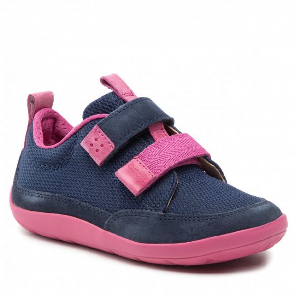 Sneakers GEOX - J Barefeel G. B J25GDB 07T22 C4268 S Navy/Fuchsia Sneakers GEOX - J Barefeel G. B J25GDB 07T22 C4268 S Navy/Fuchsia