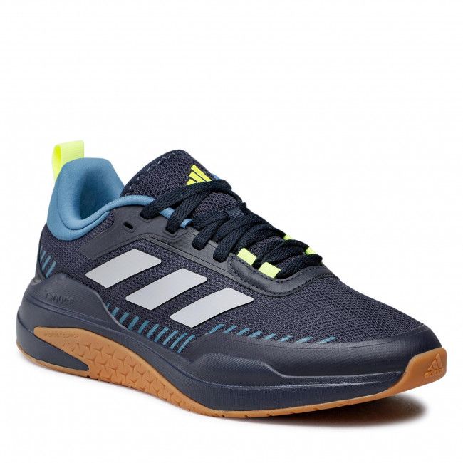 Scarpe adidas - Trainer V GX0732 Navy Blue/Silver/Fluorescent Yellow