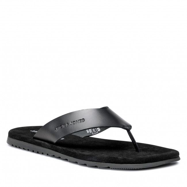 Infradito JACK&amp;JONES - Jfwperth Leather Sandal 12203638 Anthracite