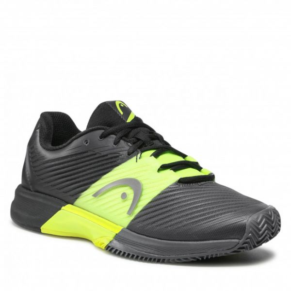 Scarpe Head - Revolt Pro 4.0 Clay 273112-065 Black/Yellow Scarpe Head - Revolt Pro 4.0 Clay 273112-065 Black/Yellow