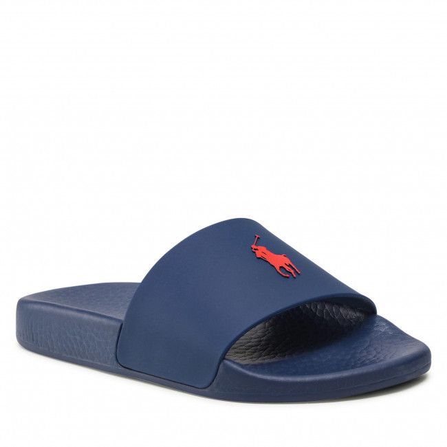 Ciabatte POLO RALPH LAUREN - P.Slide 809862835003 Light Navy/Tomato