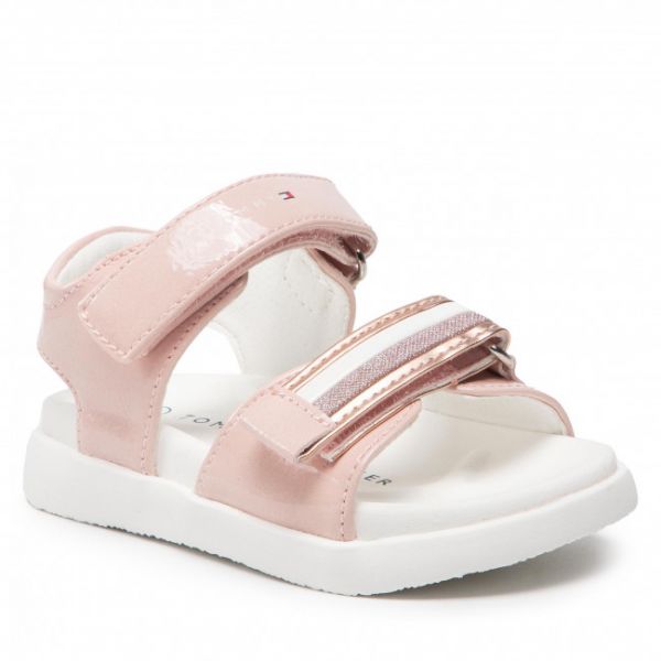 Sandali Tommy Hilfiger - Velcro Sandal T1A2-32169-0710 M Pink 302 Sandali Tommy Hilfiger - Velcro Sandal T1A2-32169-0710 M Pink 302