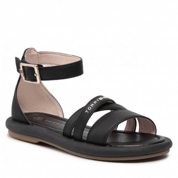 Sandali Tommy Hilfiger - Sandal T3A2-32173-0371 M Black 999 Sandali Tommy Hilfiger - Sandal T3A2-32173-0371 M Black 999