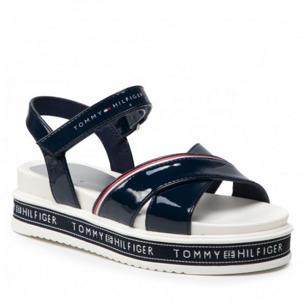Sandali TOMMY HILFIGER - Platform Velcro Sandal T3A2-32178-0774 M Blue 800 Sandali TOMMY HILFIGER - Platform Velcro Sandal T3A2-32178-0774 M Blue 800