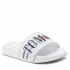 Ciabatte Tommy Hilfiger - Holographic Pool Slide T3B0-32276-1172 M White 100