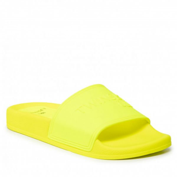 Ciabatte TWINSET - Ciabattina 221LMPZDD Giallo Fl 00106