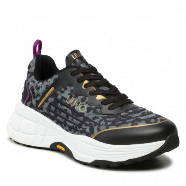 Sneakers LIU JO - 12:12 02 BA2033 TX238 Black/Leopa S1068