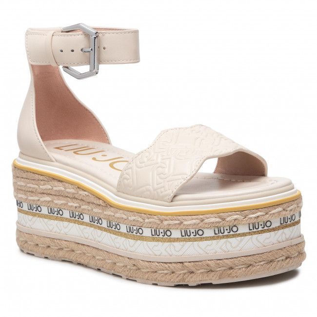 Espadrillas LIU JO - Sandal Flat Form SA2183 P0102 Butter S1858