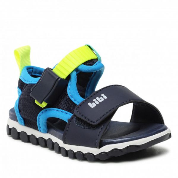 Sandali Bibi - Summer Roller Spoi 1103102 Naval/Yellow Fluor Sandali Bibi - Summer Roller Spoi 1103102 Naval/Yellow Fluor