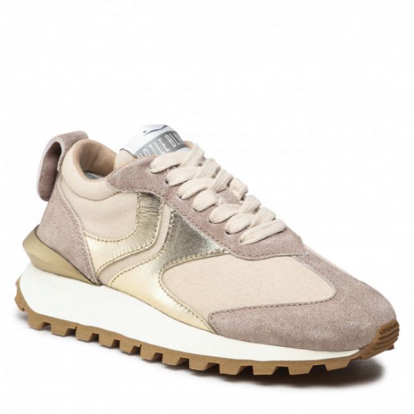 Sneakers VOILE BLANCHE - Qwark Woman 0012016557.11.2050 Taupe/Platinum Sneakers VOILE BLANCHE - Qwark Woman 0012016557.11.2050 Taupe/Platinum