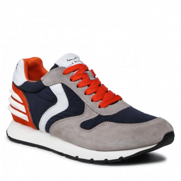 Sneakers VOILE BLANCHE - Liam Power 0012016781.02.1D12 Taupe/Blue/Orange Sneakers VOILE BLANCHE - Liam Power 0012016781.02.1D12 Taupe/Blue/Orange