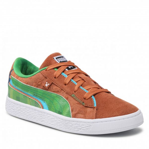 Sneakers Puma - Suede Minecraft Ps 384486 01 Friar Brown/Fern Green Sneakers Puma - Suede Minecraft Ps 384486 01 Friar Brown/Fern Green