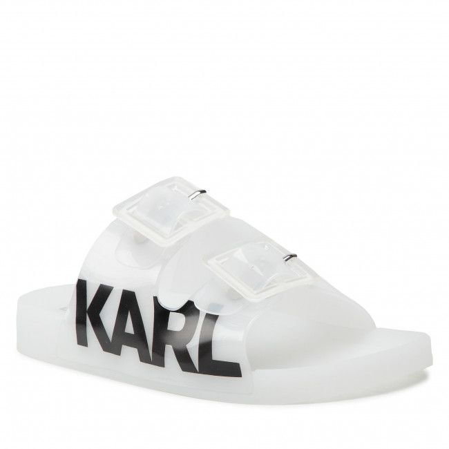 Ciabatte KARL LAGERFELD - KL80720 White Pu