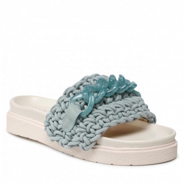 Ciabatte INUIKII - Woven Chain 70104-002 Cloud Blue Ciabatte INUIKII - Woven Chain 70104-002 Cloud Blue