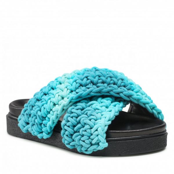 Ciabatte INUIKII - Woven Batic 70104-008 Blue Ciabatte INUIKII - Woven Batic 70104-008 Blue