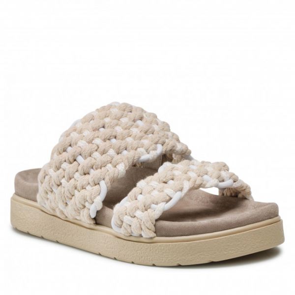 Ciabatte INUIKII - Patchwork Cord 70104-029 Beige Ciabatte INUIKII - Patchwork Cord 70104-029 Beige