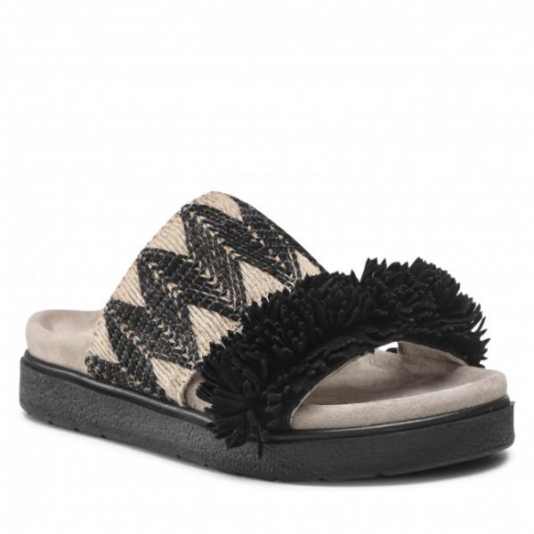 Ciabatte INUIKII - Fringes 70704-018 Black Ciabatte INUIKII - Fringes 70704-018 Black