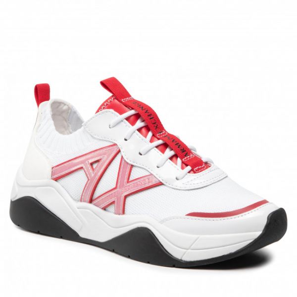 Sneakers ARMANI EXCHANGE - XDX076 XV407 K706 Op.White/Red Sneakers ARMANI EXCHANGE - XDX076 XV407 K706 Op.White/Red