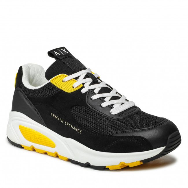 Sneakersy ARMANI EXCHANGE - XUX121 XV540 K682 Black/Yellow