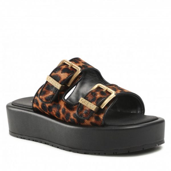 Ciabatte GUESS - Ramon2 FL6RMO FUR03 LEOPA Ciabatte GUESS - Ramon2 FL6RMO FUR03 LEOPA
