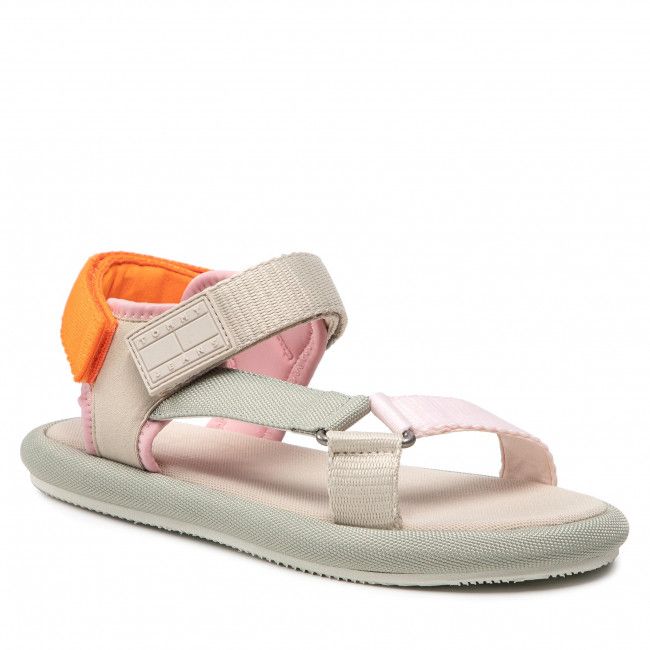 Sandali TOMMY JEANS - Sporty Sandal EN0EN01837 Faded Willow PMI