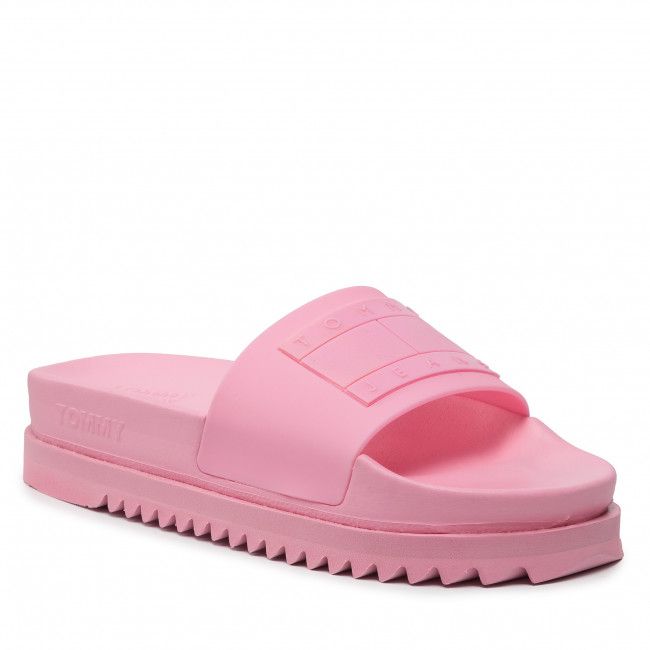 Ciabatte TOMMY JEANS - Flatform Pool Slide EN0EN01820 Fresh Pink THE