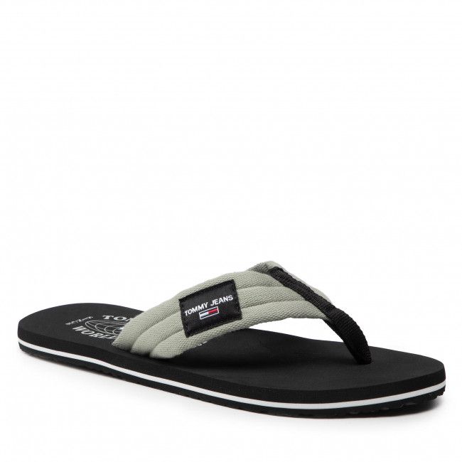 Infradito TOMMY JEANS - Beach Sandal EM0EM01002 Faded Willow PMI