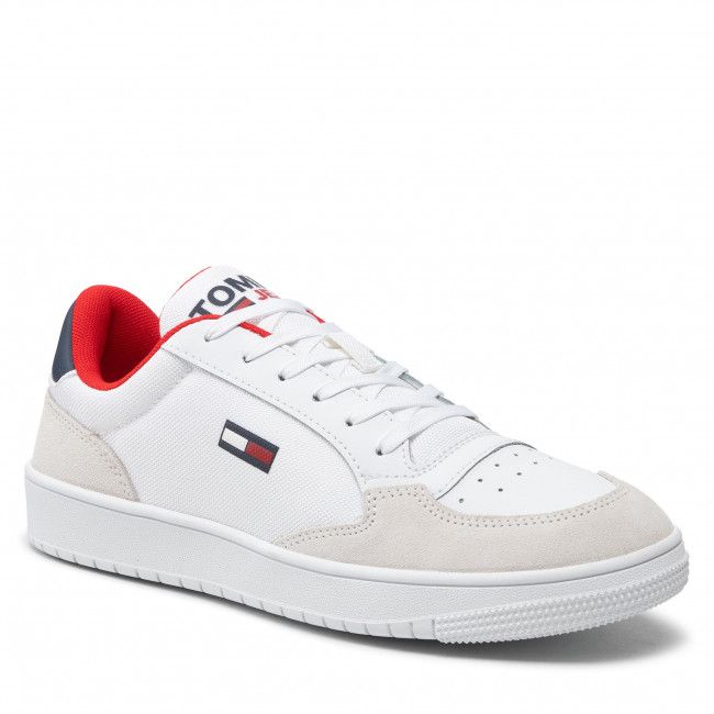 Sneakers Tommy Jeans - City Textile Cupsole EM0EM00963 White YBR