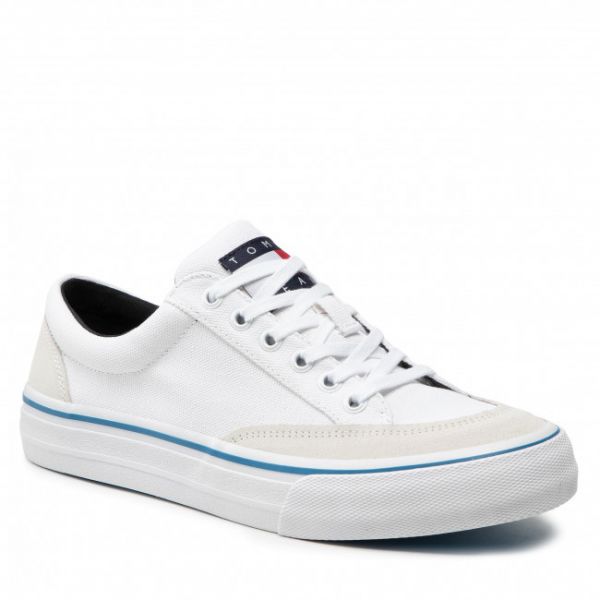 Scarpe sportive Tommy Jeans - Skater Low EM0EM00954 White YBR