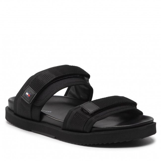 Ciabatte Tommy Hilfiger - Fashion Cleated Strappy Sandal FM0FM04118 Black BDS