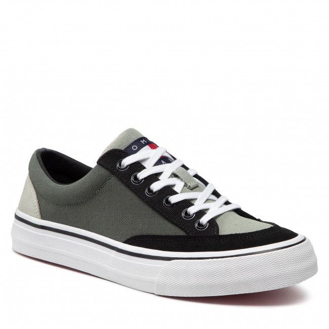 Sneakers TOMMY JEANS - Color Block Low EM0EM00979 Avalon Green MRY