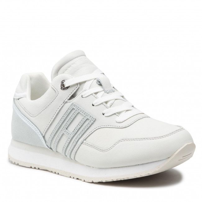 Sneakers TOMMY HILFIGER - Th W Undyed Runner FW0FW06488 White YBR