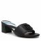 Ciabatte TOMMY HILFIGER - Th Leather Branding Heel Sandal FW0FW06477 Black BDS