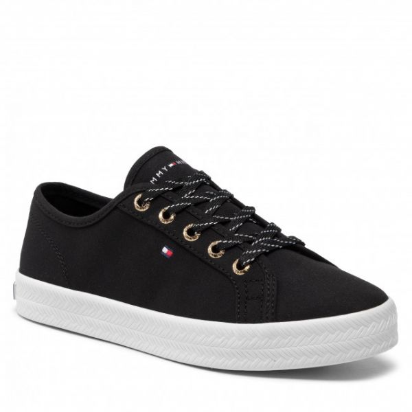 Sneakers TOMMY HILFIGER - Essential Sneaker FW0FW06664 Black BDS Sneakers TOMMY HILFIGER - Essential Sneaker FW0FW06664 Black BDS