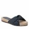 Espadrillas TOMMY HILFIGER - Th Stripes Flat Espadrille FW0FW06529 Desert Sky DW5